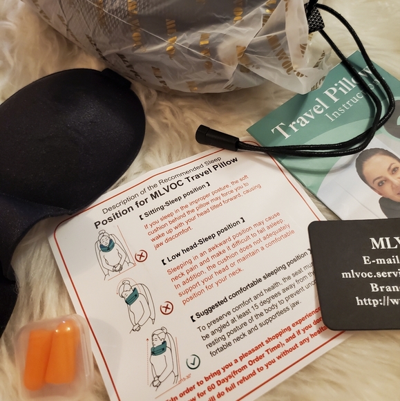 MLVOC Travel Pillow - grey - Picture 12 of 13